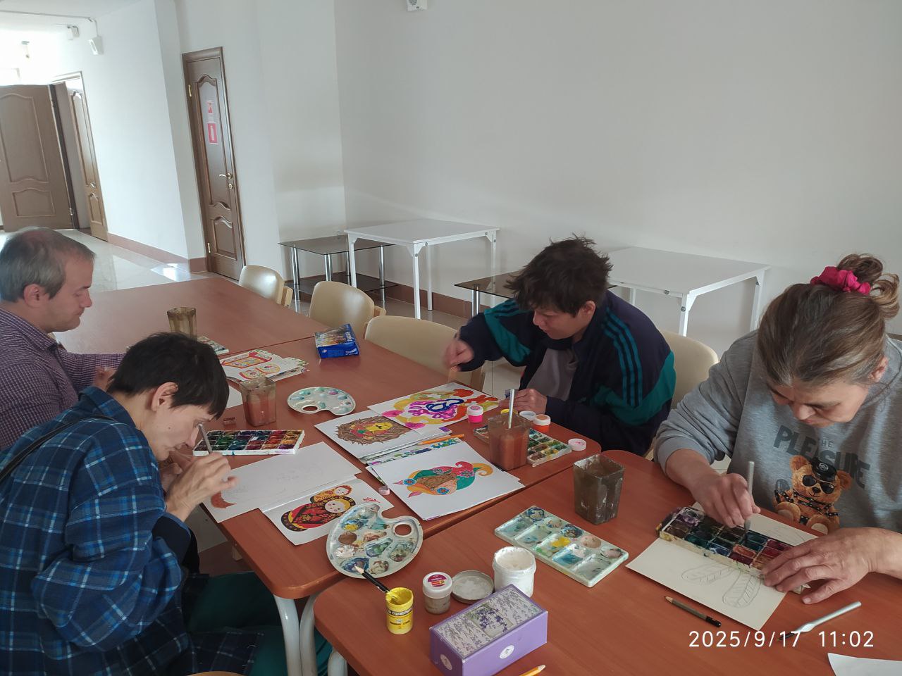 В социальном доме «Нагатино-Садовники» прошло первое занятие после летних каникул