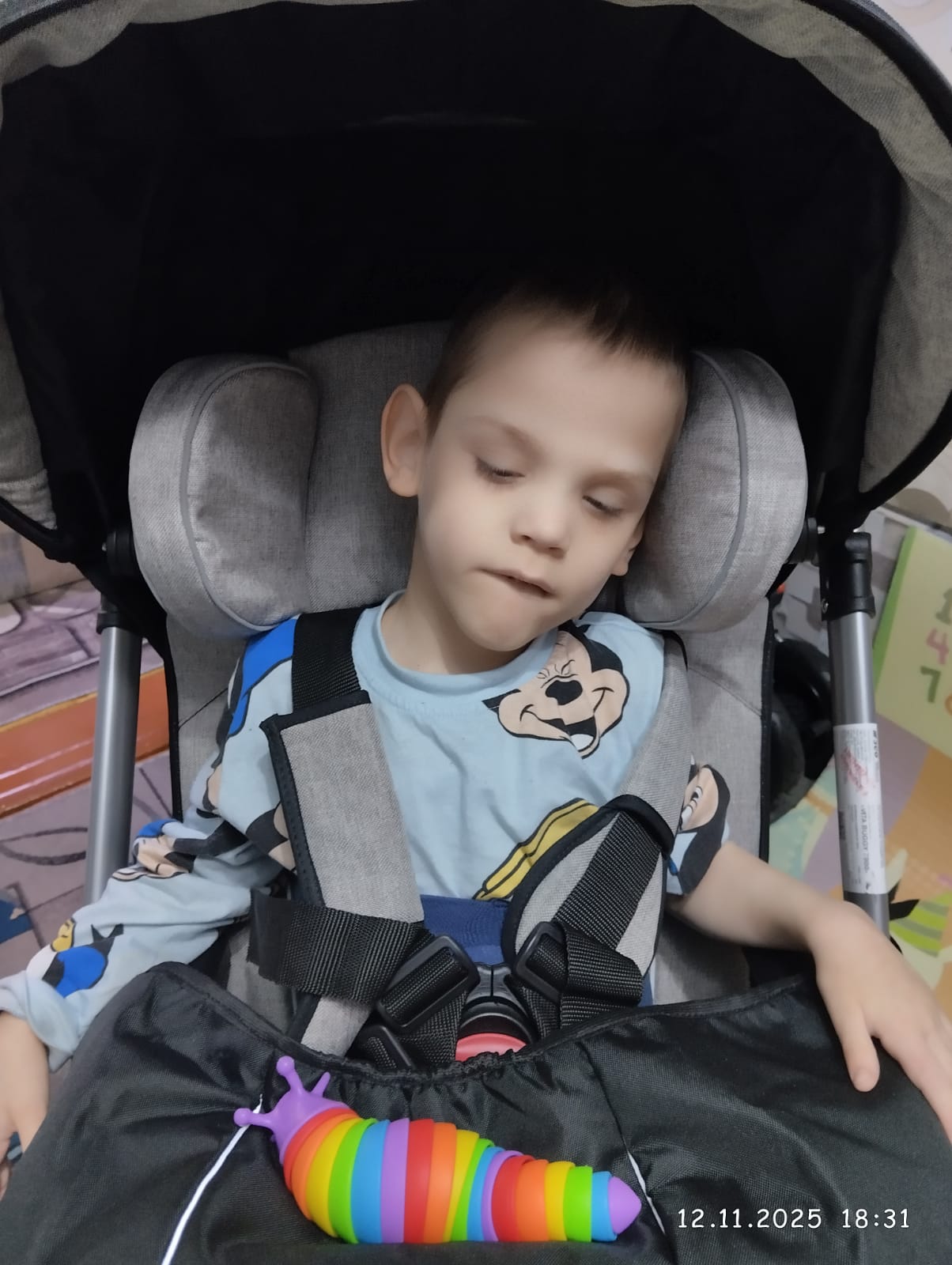 Семья Чупровых благодарит за новую коляску